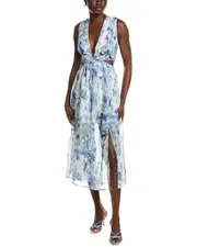 IPPONELLI Cutout Waist Midi Dress