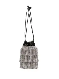 在飛比找Farfetch優惠-crystal-mesh bucket bag