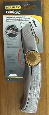 Stanley FatMax Xtreme Retractable Utility Knife with 15 Blades Included