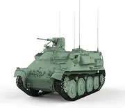 LF72732 1/72 25mm Military Model Kit Sweden Pansarbandvagn 301