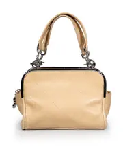 05-06 Beige Lambskin Ultimate Soft Frame Bag