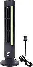 Standing Fans for Home - Bladeless Vertical Electric Air Conditioning Fan | Energy-Saving Quiet Floor Fan for Work Area, Dormitory, Home, Travel