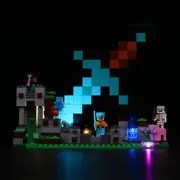 Upgraded Led Light Kit Compatible with Lego Minecraft The Light Kit Lego 21244