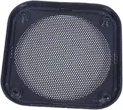 ZGUZMCMK Speaker Grill Cover Metal Mesh Easy Installation Square Accessories Sturdy Practical Speaker Grille for Car/Home Audio System, Black, 5 Inch