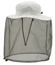 Simms Bugstopper Net Sombrero Tundra 50UPF NEW Lightweight Travel Sun Bug Hat