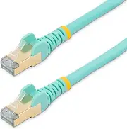 StarTech 7m CAT6a Ethernet Cable - Aqua - RJ45 Snagless Connectors - CAT6a STP Cord - Copper Wire - Network Cable (6ASPAT7MAQ)