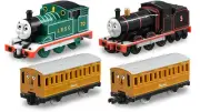 Thomas the Tank Engine First Story Set Plarail Thomas James Annie Clarabelle