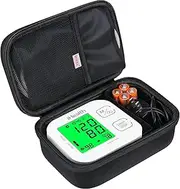 [BOVKE] Carrying Case for iHealth Track Smart Upper Arm Blood Pressure Monitor, iHealth Bluetooth Blood Pressure Machine Case, Black
