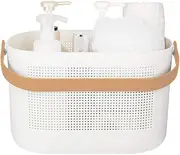 Large Storage Baskets with Handles, Portable Shelf Organisers Basket, Multipurpose Cleaning Storage Caddy, Bathroom Storage Basket, Suitable for Bathroom, Kitchen, Dorm Room