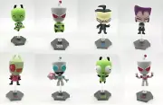 Invader Zim S1 Robot Gir Mini Bobble-head limited glows all set figure toy