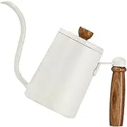 Zerodeko Elegant Long Spout Hand Drip Coffee Pot 600ml Heat Resistant Easy to Clean for Coffee Enthusiasts