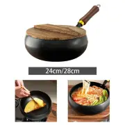 Cast Iron Wok Chinese Cooking Induction Cookware Induction Cooker Frying Pan