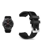 【斜紋矽膠錶帶】SAMSUNG GEAR S3 CLASSIC R770 智慧 智能 22MM 手錶 純色 腕帶