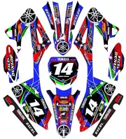 Graphics for Yamaha YZ 125 YZ125 2022 Decals Cameleon Custom