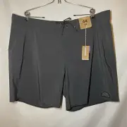 New Patagonia Hydropeak Boardshorts 18" Mens Size 44 Black Swim Trunk Slim Fit