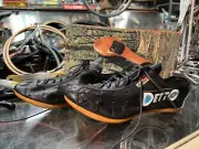 Vintage NOS Detto Pietro art. 2000 Superlight Wood Cycling Shoe size EU 40