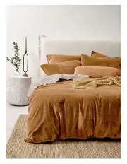 [Aura Home] Luxury Velvet Bedlinen Collection in Maple