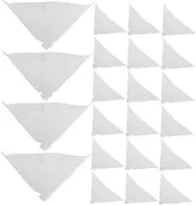 LOORGVEL 50PCS Paint Cone Filters with Fine Nylon Mesh Portable Paint Strainers for Hobby Painting Projects Efficient Filtration Varnishes and Resins