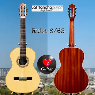 【iGuitar】德國  La Mancha Rubi S/63德國雲杉/桃花心木面單39吋古典吉他iGuitar獨家代理全力推薦