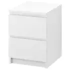 Bedside Tables Drawers Side Table - White