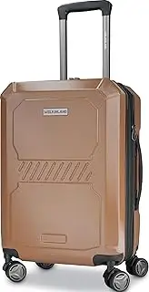 [WELKINLAND] 20 Inch Carry On Luggage, Hard Shell Suitcases, Expandable Carry On Luggage, Hard Sided Luggage With Spinner Wheels, TSA Approved Carry On Luggage, Carry On Luggage 22x14x9, Brown/Black,