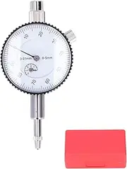 Accuracy Dial Indicator, Aluminum Alloy, Dial Test Gauge for Maintenance 0‑5mm Range 0.01mm