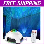 Aurora LED Night Light Projector with Bluetooth & White Noise for Kids & Adults