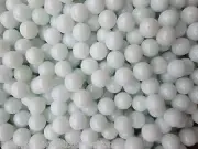 OPAQUE WHITE 1 INCH GAME / CHINESE CHECKER MEGA MARBLES 600 COUNT CASE