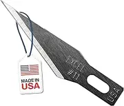 Excel Blades #11 Precision Blade, Double Honed Hobby Knife Blades, Pack of 15 with Dispenser