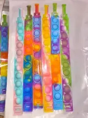6 Pack Push Pop Fidget Bracelet Toys
