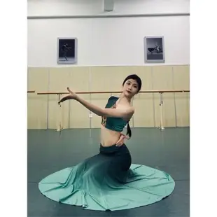 傣族表演服魚尾裙藝考舞蹈