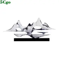 在飛比找蝦皮商城優惠-5Cgo透明藝術雕塑現代售樓處簡約透明假山雕塑酒店大堂別墅玄