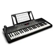 Alesis Electric 54 Key Keyboard Instruments w/ Microphone/Music Rest/Speakers