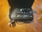 NEW - NEVER USED -Cecilio MENDINI MCT-40 EBONY WOOD CLARINET With Black Case