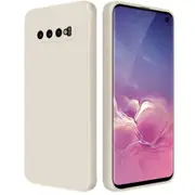 MCC For Samsung Galaxy S10 Soft Liquid Silicone Shockproof Case Cover G973 [White]