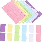 GARIOUANS 1 Set Study Essentials Colored Index Cards with Detachable Ring for Efficient Studying Colored Flashcards for Students and Office Use Bulk Index Cards