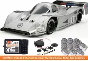 Tamiya Mercedes Benz C11 1:10 RC Sprint Car - Silver 47484 Limited edition COMBO