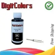 100ml black Refill ink HP 67 67XL Envy 6055 6052 6455 6475 6452 6458 6454