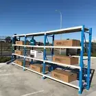 2.4M High 6M Long Shelf Steel Racks Storage Shelving Rack Garage Racking Shelves