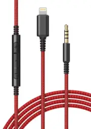iPhone Adapter Headphone Cable With Mic | Lightning Connector to 3.5mm Aux Cord