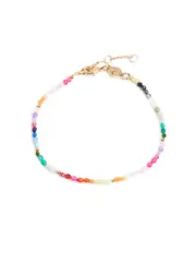Anni LU Iris Light 18kt Gold-plated Beaded Bracelet - Multicoloured 1 ONE SIZE