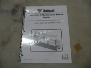 Bobcat 72SDR Seeder owners & maintenance manual