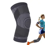 yupeuooe Women Knee Brace - Anti-slip Knee Protection Brace,Knee Support for Running, Weightlifting, Workout, Knee Compression Protective Sleeve for Men and Women
