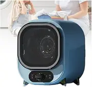 Small Tumble Dryer,Portable Clothes Dryer, 5kg Portable Condenser Tumble Dryer, 18L Vented Tumble Dryer, 35 db Silent Compact Spin Dryer, Perfect for Counter Top Blue