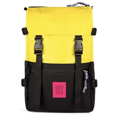 Sold Out NWT Topo Designs Rover Pack Unisex Black/Yellow