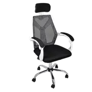 Office Chair Gaming Computer Chairs Mesh Back Foam Seat - White