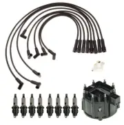 ACDelco Ignition Kit Distributor Rotor Cap Wire & Spark Plugs for Omega Ventura