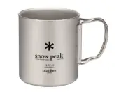 snow peak Titanium Double Walled Mug 450ml φ86×97mm 118g MG-053R