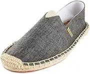 [Alexis Leroy] Women's Closed Toe Original Canvas Braided Rope Espadrille Shoe