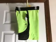 NWT Russell Boys Athletic Dri-Power 360 Shorts Pockets Bright Green Size 10/12